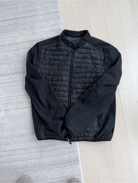 Herno Other - Herno Black Quilted-Front Windbreaker Jacket